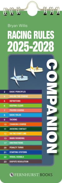Book Cover for The Racing Rules Companion 2025-2028 by Bryan Willis