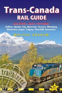 Book Cover for Trans-Canada Rail Guide by Melissa Graham