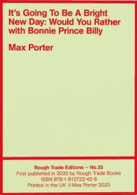 Book Cover for It's Going to Be A Bright New Day by Max Porter
