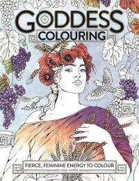 Book Cover for Goddess Colouring by Ana Jarén