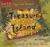 Book Cover for Treasure Island by Antones Papatheodoulou, Robert Louis Stevenson