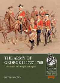 Book Cover for The Army of George II by Peter Brown