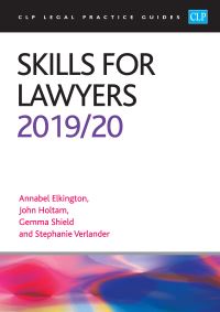 Book Cover for Skills for Lawyers 2019/2020 by Annabel Elkington, John Holtam, Gemma M Shield, Stephanie Verlander