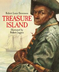 Book Cover for Robert Louis Stevenson's Treasure Island by Juliet Stanley, Robert Louis Stevenson