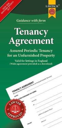Book Cover for Unfurnished Tenancy Agreement Form Pack by Lawpack Lawpack