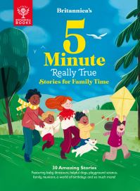 Book Cover for Britannica's 5-Minute Really True Stories for Family Time by Alli Brydon, Catherine D Hughes, Jacqueline McCann