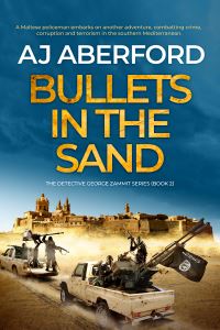 Book Cover for Bullets in the Sand by A J Aberford