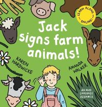 Book Cover for Jack Signs FARM ANIMALS! by Karen Hardwicke