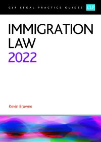Book Cover for Immigration Law 2022 by Kevin Browne