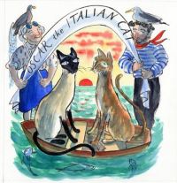 Book Cover for Oscar the Italian Cat by Molly Arbuthnott