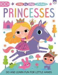 Book Cover for Step by Step Stickers Princesses by Emma Munro Smith
