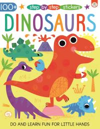 Book Cover for Step by Step Stickers Dinosaurs by Emma Munro Smith
