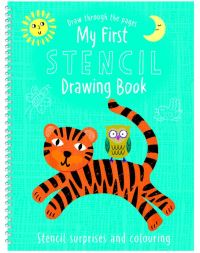 Book Cover for My First Stencil Drawing Book by Anton Poitier