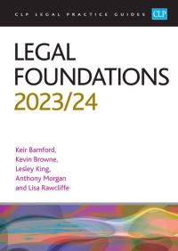 Book Cover for Legal Foundations 2023/24 by Keir Bamford, Kevin Browne, L C King, Anthony Morgan, Lisa Rawcliffe