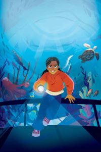 Book Cover for Mystery at the Aquarium by Kate Boehm Jerome
