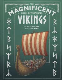 Book Cover for The Magnificent Book of Treasures. Vikings by Stella Caldwell