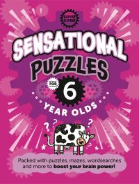 Book Cover for Sensational Puzzles For Six Year Olds by Sarah Walden