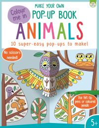 Book Cover for Make Your Own Pop Up Book Animals by Alena Razumova