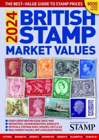 Book Cover for 2024 British Stamp Market Values by Guy Thomas