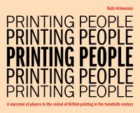 Book Cover for Printing People by Ruth Artmonsky