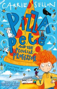 Book Cover for Pizza Pete and the Peculiar Professor by Carrie Sellon