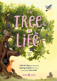 Book Cover for The Tree of Life by Nalini Nadkarni, Neon Squid Firm