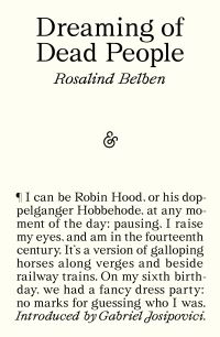 Book Cover for Dreaming of Dead People by Rosalind Belben