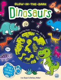 Book Cover for Glow-in-the-Dark Dinosaurs Sticker Activity Book by Lisa Regan