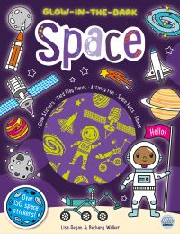 Book Cover for Glow-in-the-Dark Space Sticker Activity by Lisa Regan