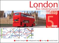 Book Cover for London Bus and Underground PopOut Map by PopOut Maps