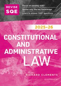 Book Cover for Constitutional and Administrative Law 2025/26 by Richard Clements