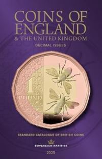Book Cover for Coins of England & The United Kingdom 2025. Decimal Issues by Emma Howard
