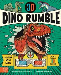 Book Cover for 3D Dino Rumble by Anne and Steve Brusatte