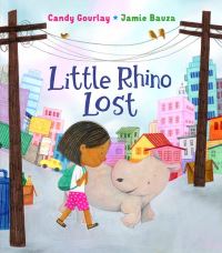 Book Cover for Little Rhino Lost by Candy Gourlay