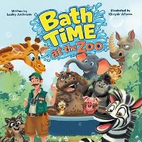 Book Cover for BATH TIME AT THE ZOO by LESLEY ANDERSON