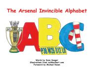 Book Cover for The Arsenal Invincible Alphabet by Dave Seager