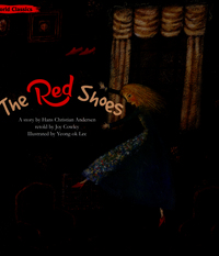Book Cover for The Red Shoes by Joy Cowley, Seokki Nam, H C Andersen
