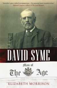 Book Cover for David Syme by Elizabeth Morrison