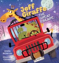 Book Cover for Jeff Giraffe by Amelia McInerney