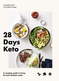 Book Cover for 28 Days Keto by Lisa Butterworth, Caroline Hwang