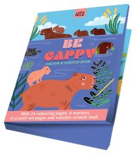 Book Cover for Be Cappy Colour and Scratch Book by Five Mile