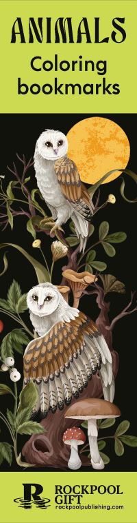 Book Cover for Animals Coloring Bookmarks by Marica Zottino