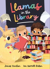 Book Cover for Llamas in the Library by James Hinchen