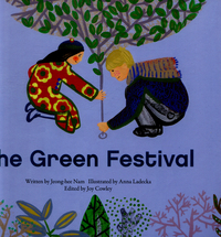 Book Cover for The Green Festival by Joy Cowley, Jeonghee Nam