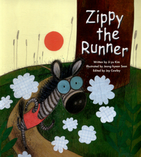 Book Cover for Zippy the Runner by Joy Cowley, Jiyu Kim