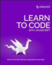 Book Cover for Learn to Code With JavaScript by Darren Jones