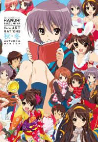 Book Cover for Haruhi Suzumiya Illustrations. Autumn & Winter = Suzumiya Haruhi Irasutoreshonzu by SOS Brigade Firm