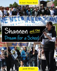 Book Cover for Shannen & The Dream For A School by Janet Wilson