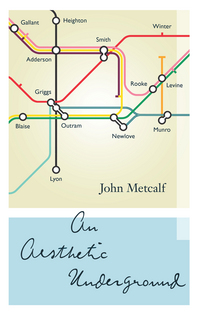 Book Cover for An Aesthetic Underground by John Metcalf