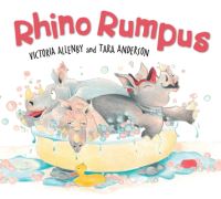 Book Cover for Rhino Rumpus by Victoria Allenby